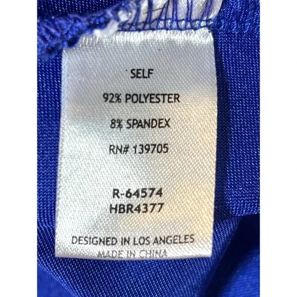 Fairy Grunge Y2k Asymmetric Faux Wrap Prom Cocktail Dress Juniors S Blue Shimmer - Picture 14 of 15